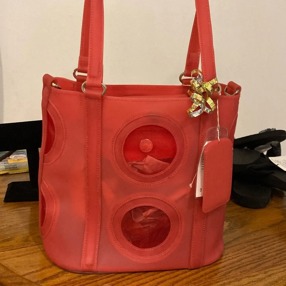 Besso Vintage Jelly Tote - Pink NWT